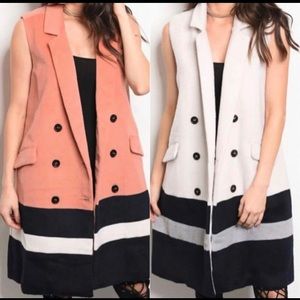 Multicolored Vest Jacket